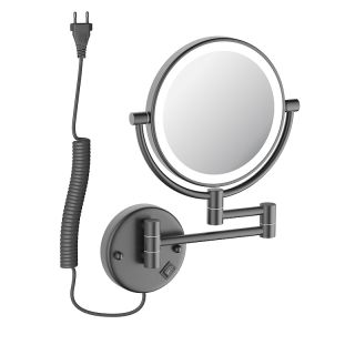 Косметическое зеркало Timo Saona 13376/18 чёрное золото